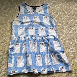 Nooworks rare grumpy cat big pocket dress XXXL